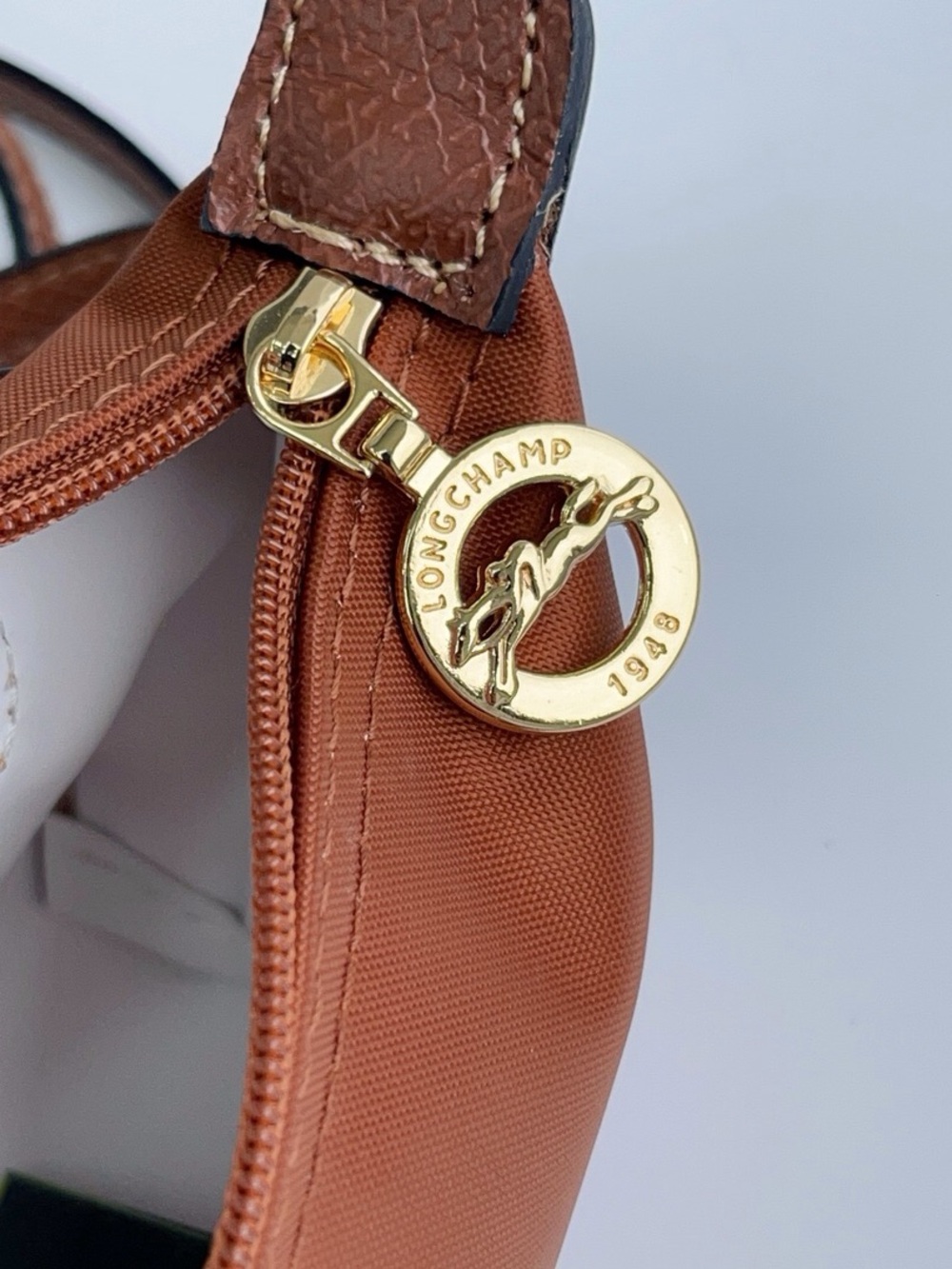 🥒Longchamp Brown Mini Crossbody Bag - Picture 7 of 9